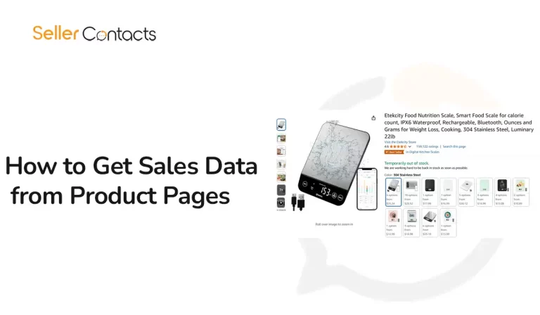 How to Get Sales Data from Product Pages: A Complete Guide for eCommerce Sellers
