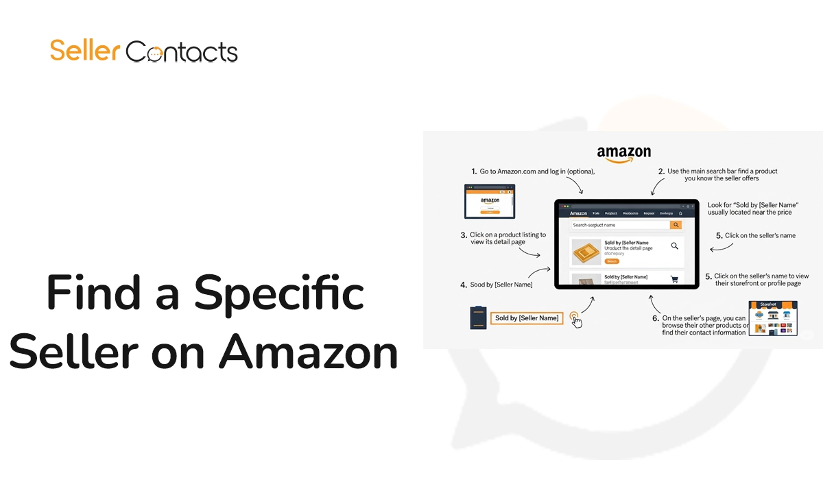 How to Find a Specific Seller on Amazon?